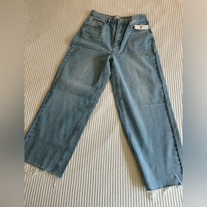 PacSun wide cropped leg new with tag jeans size 28